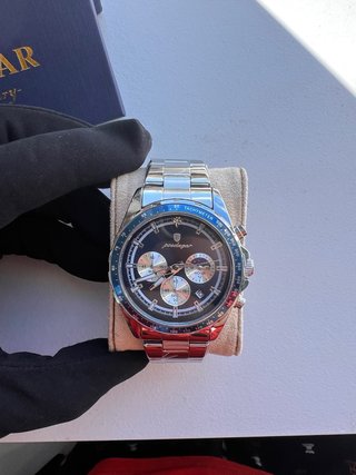 Reloj Poedagar Cronógrafo Acero Hombre