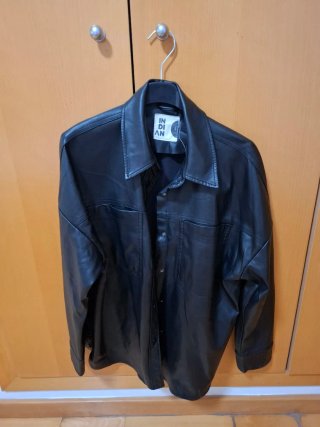 Chaqueta fina cuero INDIAN negra