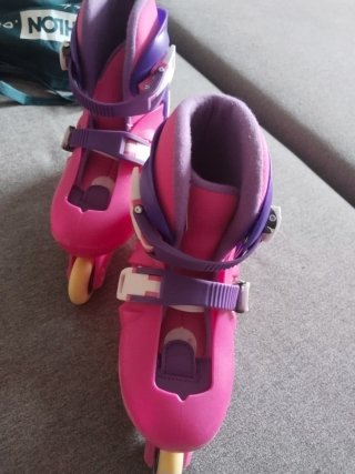 Patines en línea para niña talla 30 ajustable