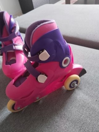 Patines en línea para niña talla 30 ajustable