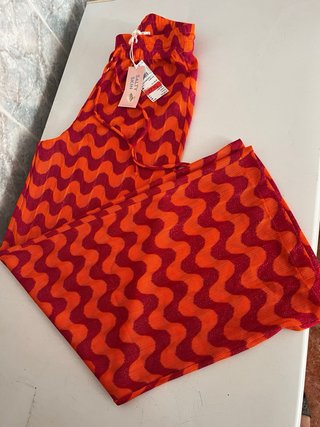 Pantalón Women'secret naranja y rojo