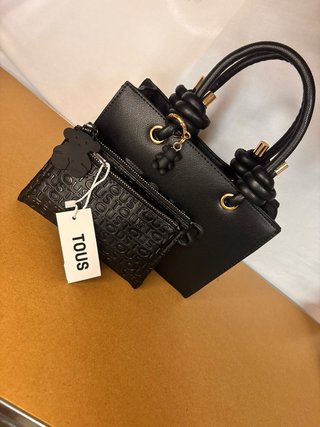 Bolso Tous Negro con Cartera