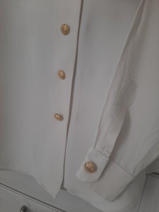 Camicia Moschino Couture Bottoni Oro
