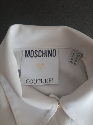 Camicia Moschino Couture Bottoni Oro