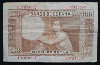 3 Billetes 100 Pesetas España