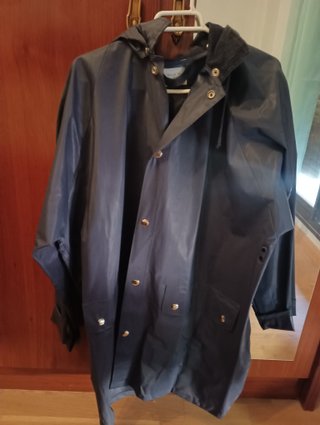 Chubasquero gris talla única