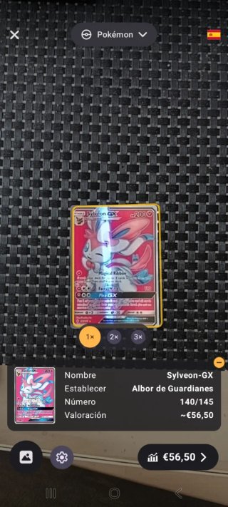 Carta Pokémon Sylveon-GX Albor de Guardianes