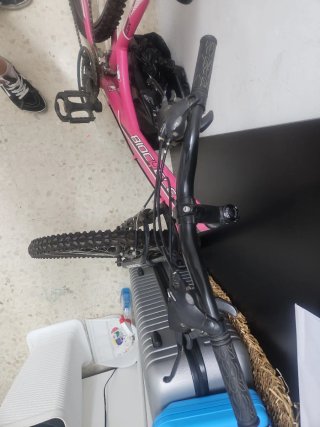 Bicicleta rosa niña