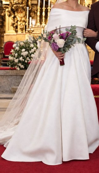 Vestido de Novia Blanco roto