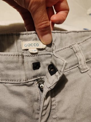 Pantalones Gocco Gris Talla 11-12