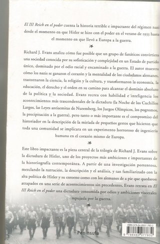 EL III REICH EN EL PODER - RICHARD J. EVANS