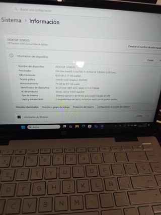 HP Pavilion x360 Convertible 14 Táctil