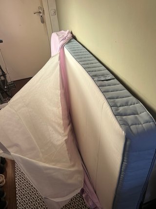 Cama individual 90cm (somier y colchón)