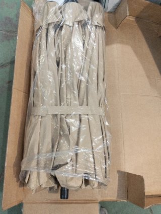 COSTWAY Sombrilla Doble Terraza Exterior 400 x 200
