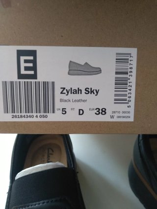 Zapatos Clarks Negros