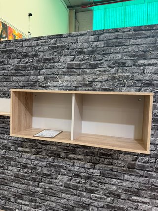 Mueble TV y estantería madera