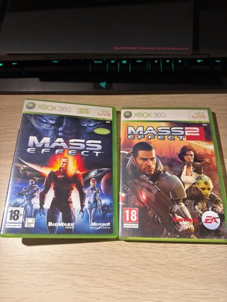 Mass Effect 1 y 2 Xbox 360