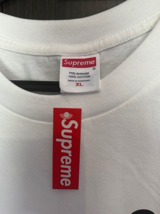 Supreme T-shirt White Graphic Print