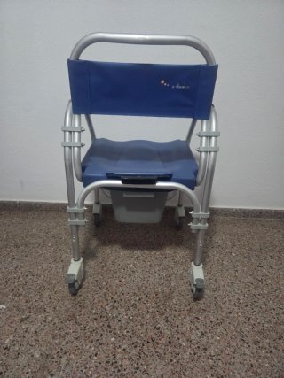 Silla Ducha e Inodoro con Ruedas