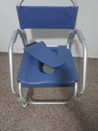 Silla Ducha e Inodoro con Ruedas