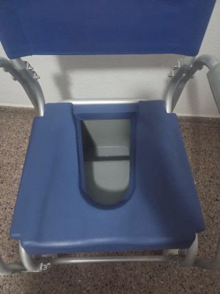 Silla Ducha e Inodoro con Ruedas