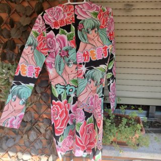Vestido Desigual Talla M-L Flores Anime