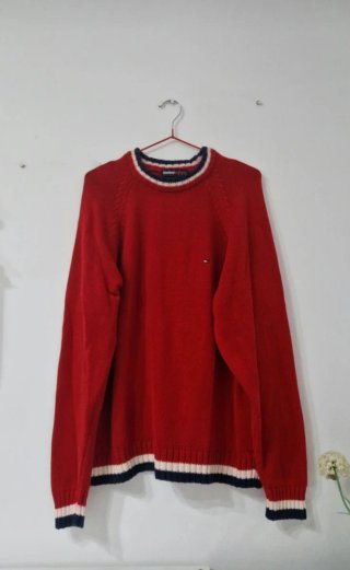 Jersey Tommy Hilfiger Vintage Rojo Talla M