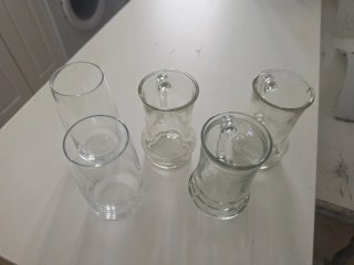 Lote vasos pequeños y de chupito