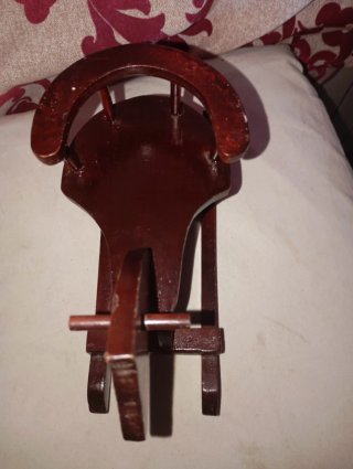 Caballito balancín de madera