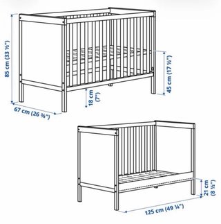 Cuna Ikea Sundvik Blanca