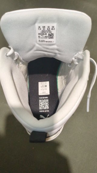 Scarpe Puma alte bianche