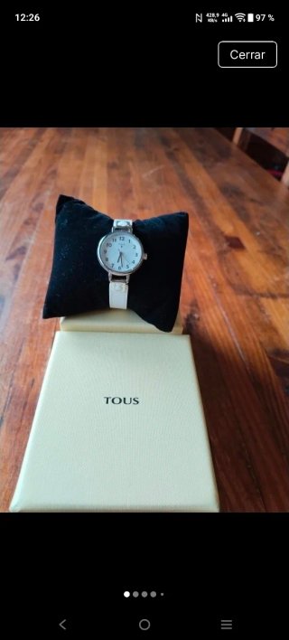 Reloj Tous niña plata y blanco