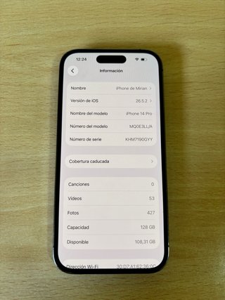 iPhone 14 Pro Morado Oscuro