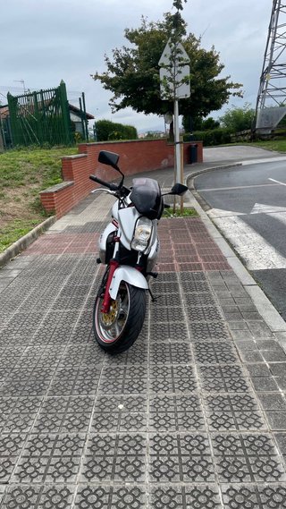 Kawasaki ER-6n Naked Plata y Rojo