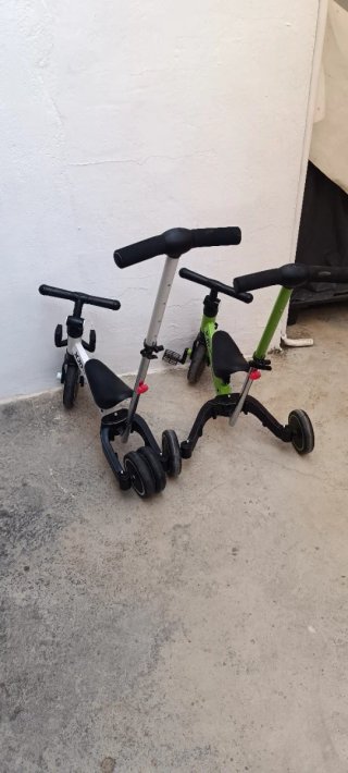 Triciclo Evolutivo Verde y Blanco