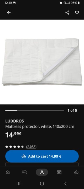 NEIDEN cama IKEA 140x200cm + colchón