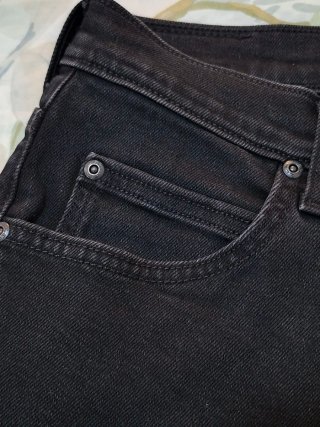 Pantalón vaquero Lee Rider negro T.32