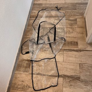Funda universal transparente para carrito