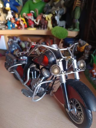 Moto Decorativa Hojalata Clásica