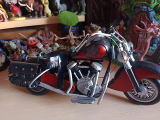 Moto Decorativa Hojalata Clásica
