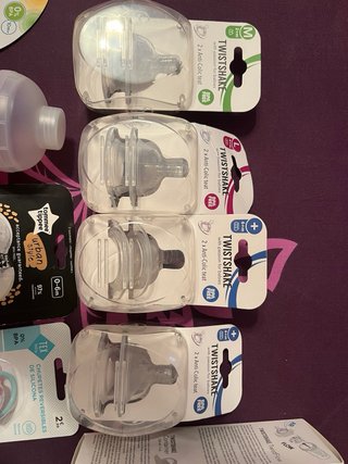 Lote biberones y accesorios bebé