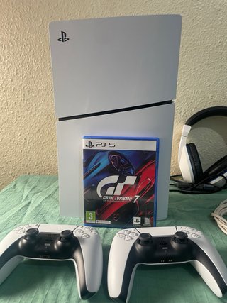 Consola PS5 Slim Blanca 1TB + Gran Turismo 7