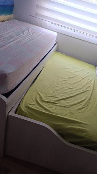 Cama nido doble con cajones