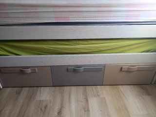 Cama nido doble con cajones