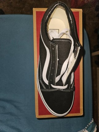 Zapatillas Vans Mujer Negras y Blancas