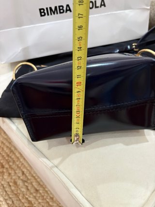 Bolso Piel Bimba y Lola Azul Marino y Dorado