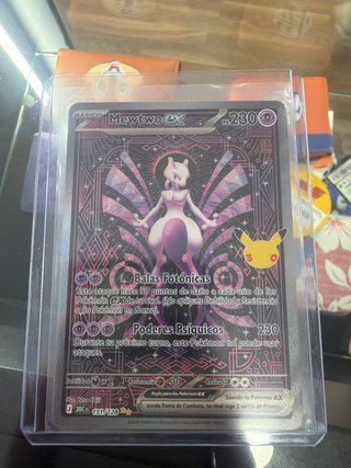 Carta Pokémon Mewtwo EX 30 Aniversario