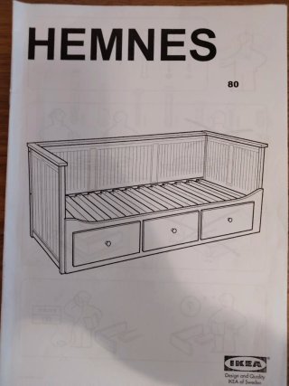 Diván Blanco IKEA Hemnes