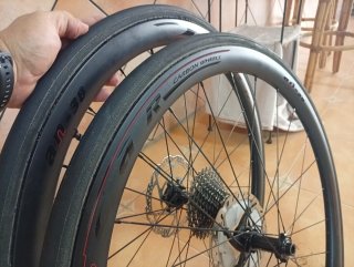 Ruedas de carretera carbono SSCAR AN-38 tubular