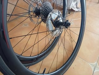 Ruedas de carretera carbono SSCAR AN-38 tubular